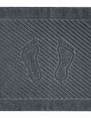 Коврик для ванной махровый Гефест Он и Она 50*70 серый