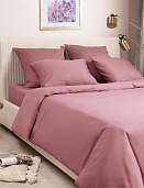 Простыня из сатина Моноспейс Ecotex евро бузина