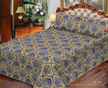 JB-074 покрывало гобеленовое двухцветное Акварель 150х200