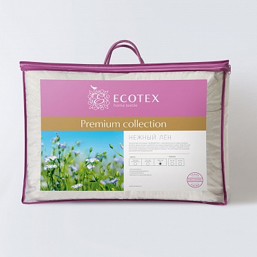 Нежный Лён Premium одеяло Ecotex 140*205