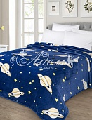 Звездное небо плед детский велсофт Аделис 100х140