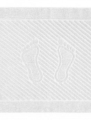 Коврик для ванной махровый Гефест  Он и Она 50*70 белый