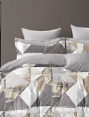 КПБ 2-х сп с европростыней  Сатин  1002