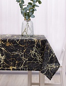 "Скатерть рогожка 145х145 ""Радушная хозяйка"" Мрамор"