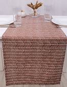 Дорожка декоративная 40х145 Радушная хозяйка (Ёлочка коричневая)