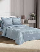 Итальянская Ривьера постельное бельё из сатин-жаккарда Estetica Ecotex семейное в подарочном чемодане