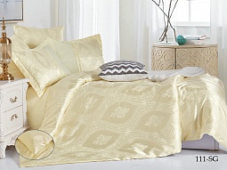 111 постельное бельё из сатин-жаккарда Satin Jacquard ТД Клео семейное (брак упаковки)