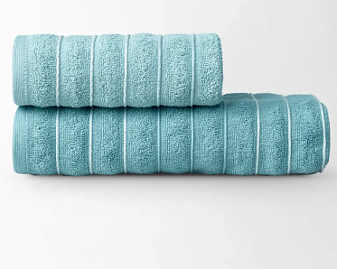 Полотенце Люкс 50х90 голубое