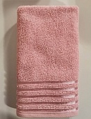 Полотенце махровое Гармония Он и Она 70*130 дымчатая роза