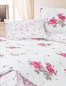 Глория постельное бельё из сатина Harmonica Ecotex евро с простынёй на резинке 180