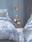 189 Симфония, голубой постельное белье из бязи Бояртекс 1,5 спальное