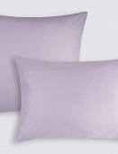 Наволочки из сатина Моноспейс Ecotex 2шт. 70*70 сиреневый