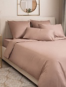 Пододеяльник из сатина Моноспейс Ecotex 1,5 спальный бежевый