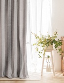 Комплект штор 165/270 Волшебная Ночь рогожка Зебра-шоколад