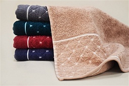 Полотенце махровое Luxor 50х90 темно-синий диз. Орион