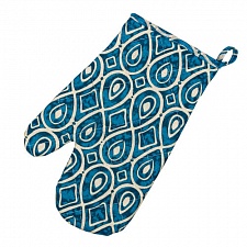 Орнамент Синий прихватка-рукавичка Радушная Хозяйка 17*30