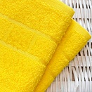 Полотенце махровое Юнона Он и Она 50*90 желтый