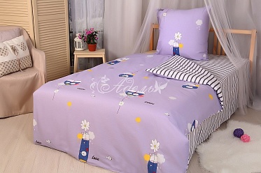 КПБ 1,5 сп. Ванильное небо Адель 70х70