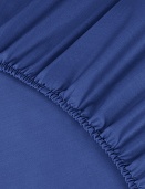 Простыня на резинке Моноспейс Ecotex 160*200*23 темно-синяя