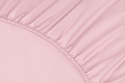 Простыня на резинке Моноспейс Ecotex 160*200*23 светло-розовая