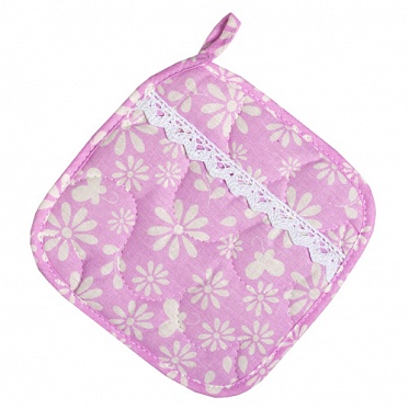 "Прихватка бязь 18х18 ""Любимой"" Софи"