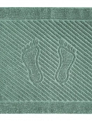 Коврик для ванной махровый Гефест Он и Она 50*70 нефритовый