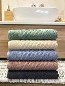 Коврик для ванной махровый Гефест  Он и Она 50*70 королевский песок