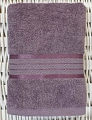 Полотенце махровое Амур Он и Она 100*150 благородный туман