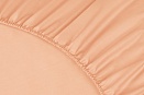 ПрПростыня на резинке Моноспейс Ecotex 180*200*23 персиковая