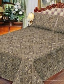 JB-086 покрывало гобеленовое двухцветное Акварель 150х200