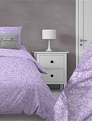 229 Завиток, Лавандовый постельное белье из бязи Бояртекс 1,5 спальное
