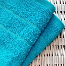 Полотенце махровое Юнона Он и Она 100*150 голубой