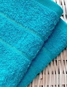 Полотенце махровое Юнона Он и Она 100*150 голубой