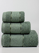 Полотенце  махровое Римини Он и Она 50*80 нефритовый 