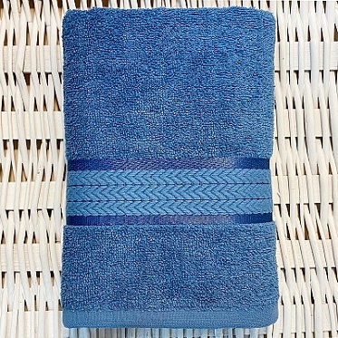 Полотенце махровое Амур Он и Она 50*90 дельфинный