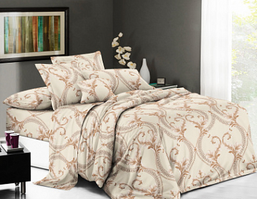 КПБ 2-х сп. Бязь Люкс с европростыней 5583