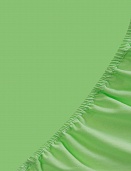 Простыня на резинке трикотажная СВС 90*200*20 салатовый