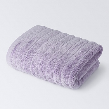 Полотенце махровое Лайфстайл Ecotex 70*130 светло-сиреневое