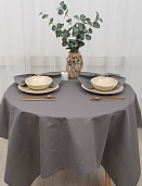 Скатерть саржа 120х145 (Графит ОП)