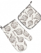 Артишоки Набор для кухни 2 предмета (рукавичка-прихватка, прихватка)