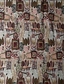 JМ-104 покрывало гобеленовое многоцветное Акварель 150х200