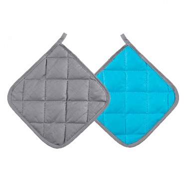 "Прихватка поплин 20х20 ""Цвет Эмоций"" Грей/Бриз"