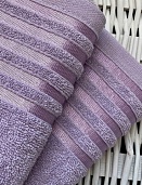 Полотенце махровое Гармония Он и Она 50*90 лавандовый