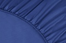 Простыня на резинке Моноспейс Ecotex 90*200*23 темно-синяя
