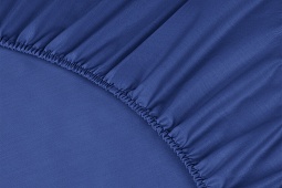 Простыня на резинке Моноспейс Ecotex 90*200*23 темно-синяя