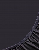 Простыня на резинке трикотажная СВС 180*200*20 темно-серый