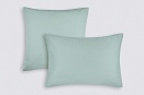 Наволочки из сатина Моноспейс Ecotex 2шт. 50*70 Нежно-голубой