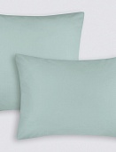 Наволочки из сатина Моноспейс Ecotex 2шт. 50*70 Нежно-голубой
