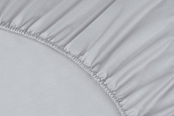Простыня на резинке Моноспейс Ecotex 160*200*23 серая