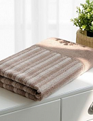 Полотенце «Самойловский Текстиль» махровое 50/90 420Г/М2 Сиена Вид 3 Цвет Мокко/светло-бежевый